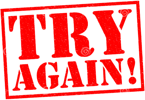 try again